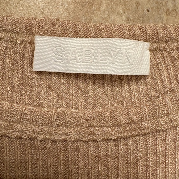 SABLYN Yael Ribbed Tee In Honey Women’s Size Small Short Sleeve - Picture 8 of 12